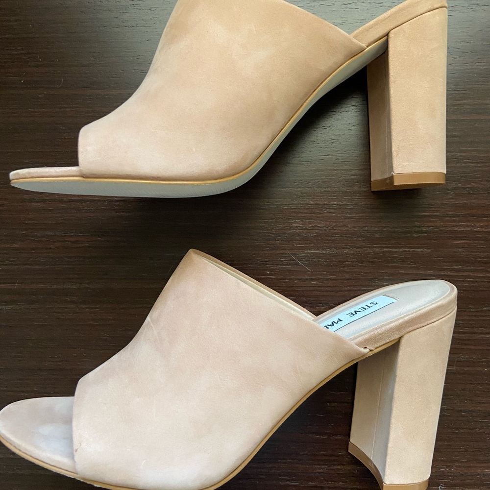 Steve Madden clarence nubuck nude
